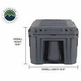 Overland Vehicle Systems D.B.S. - Dark Grey 95 QT Dry Box With Drain And Bottle Opener