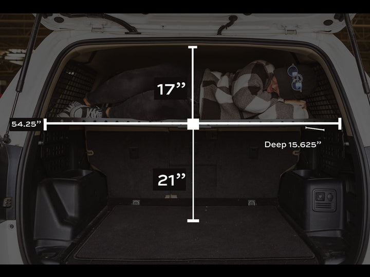 CALI RAISED LED 2010-2024 4Runner Interior Rear MOLLE Panel