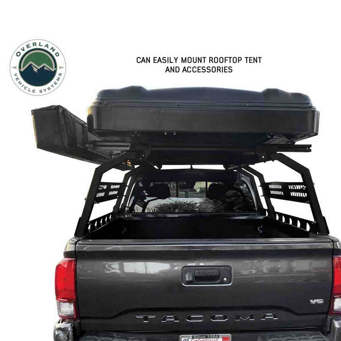 Overland Vehicle Systems Discovery Rack-Mid Size Truck Short Bed Application