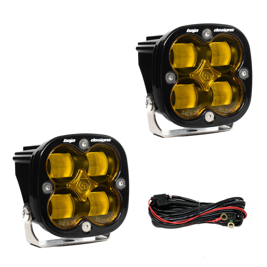 Baja Designs Squadron SAE LED Auxiliary Light Pod Pair - Universal