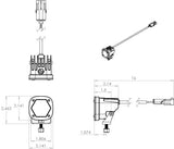 Baja Designs S1 White LED Auxiliary Light Pod - Universal