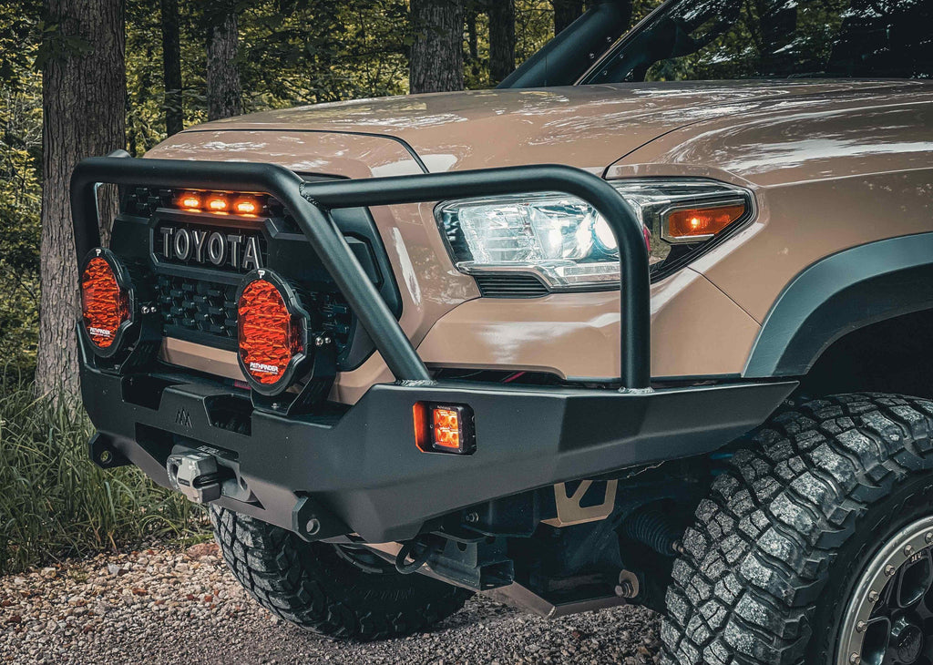 Backwoods Adventure Mods Toyota Tacoma 3rd Gen (2016+) Hi-Lite Overland Front Bumper [Bull Bar]