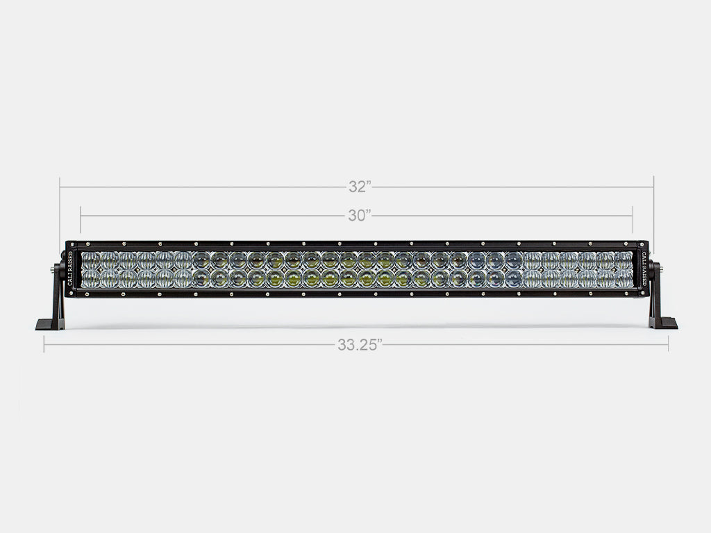 CALI RAISED LED Second 32" Light Bar with Relocation Mounts For 2016-2023 Tacoma Stealth Bumper