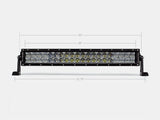 CALI RAISED LED 22" Dual Row 5D Optic OSRAM LED Bar