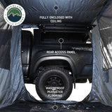 Overland Vehicle Systems HD Nomadic Awning Room Enclosure, Grey Body, Green Trim (4 Walls & Floor)