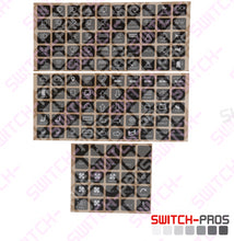 SWITCH-PROS HORIZONTAL SWITCH LEGENDS FOR SWITCH-PROS SYSTEM