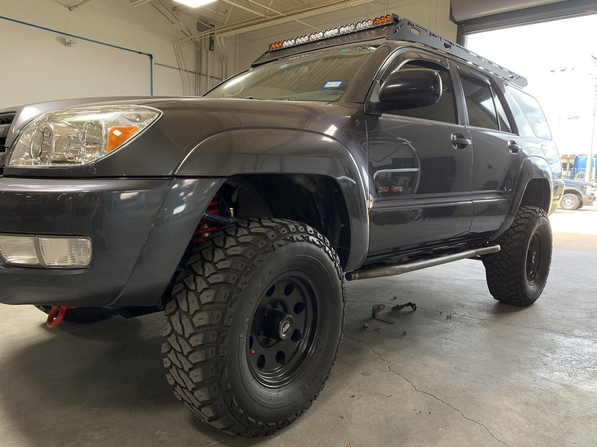 CALI RAISED LED 2003-2009 TOYOTA 4RUNNER TRAIL EDITION BOLT ON ROCK SLIDERS