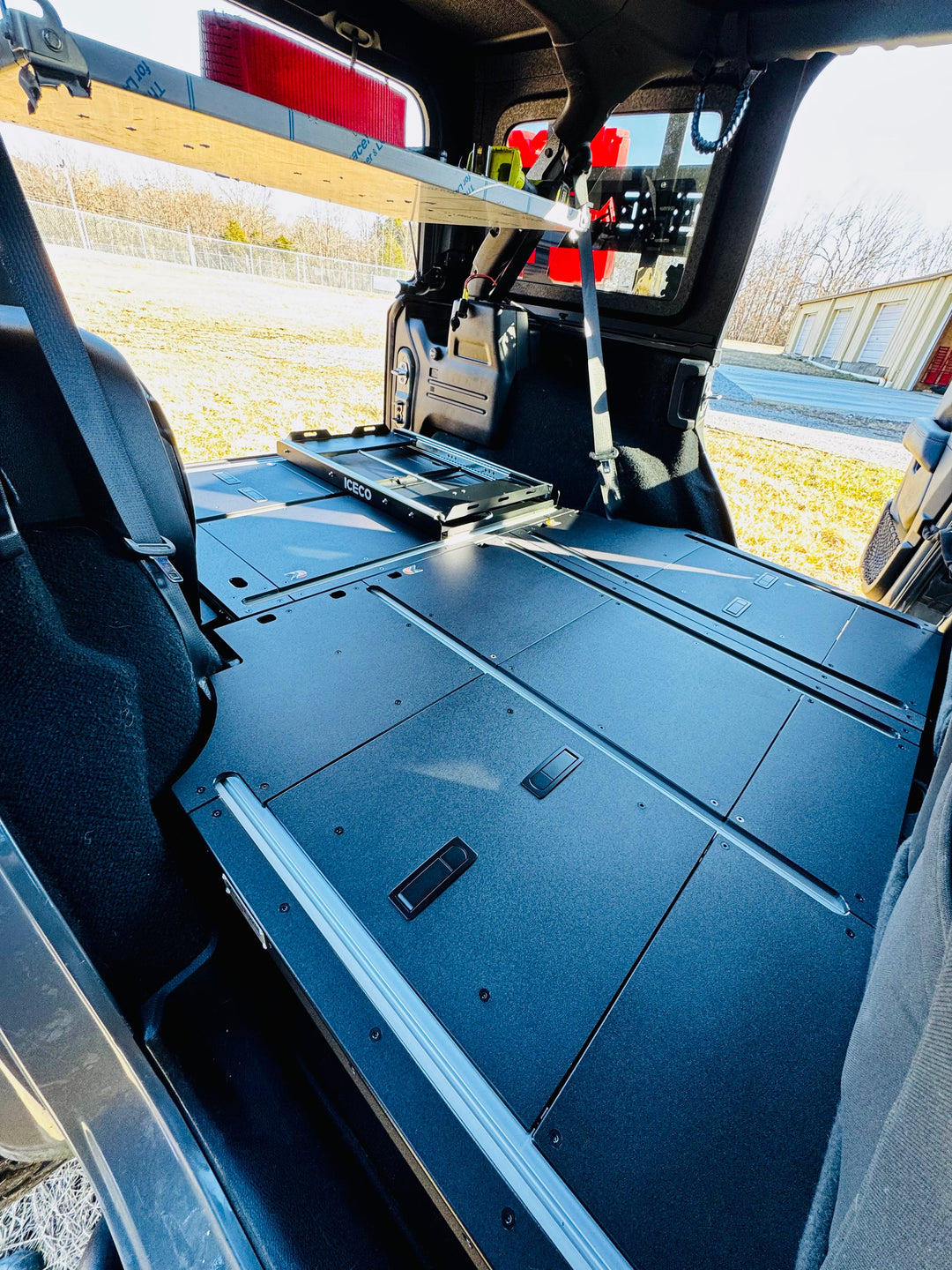 CargoKits base plate storage system for Jeep Wrangler JLU