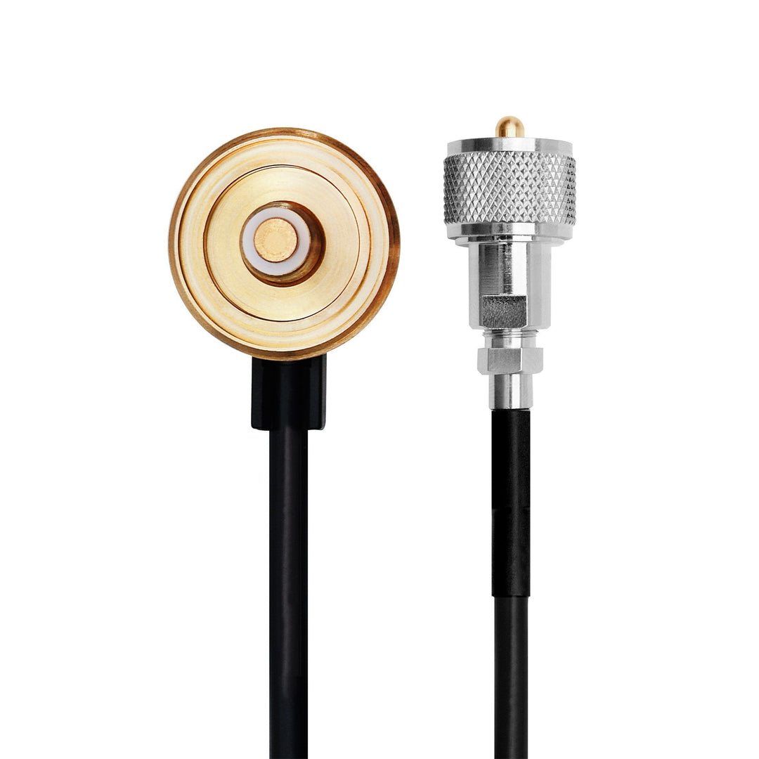 Midland MXTA24 low profile 6 meter antenna cable FME to UHF connector