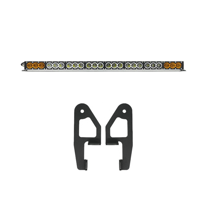 Premium Roof Rack Front Light Bar Kit for 2005-2023 Toyota Tacoma
