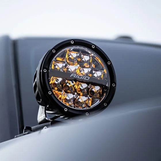 RIGID 360-SERIES 4 INCH LED OFF-ROAD SPOT OPTIC WITH AMBER BACKLIGHT PAIR