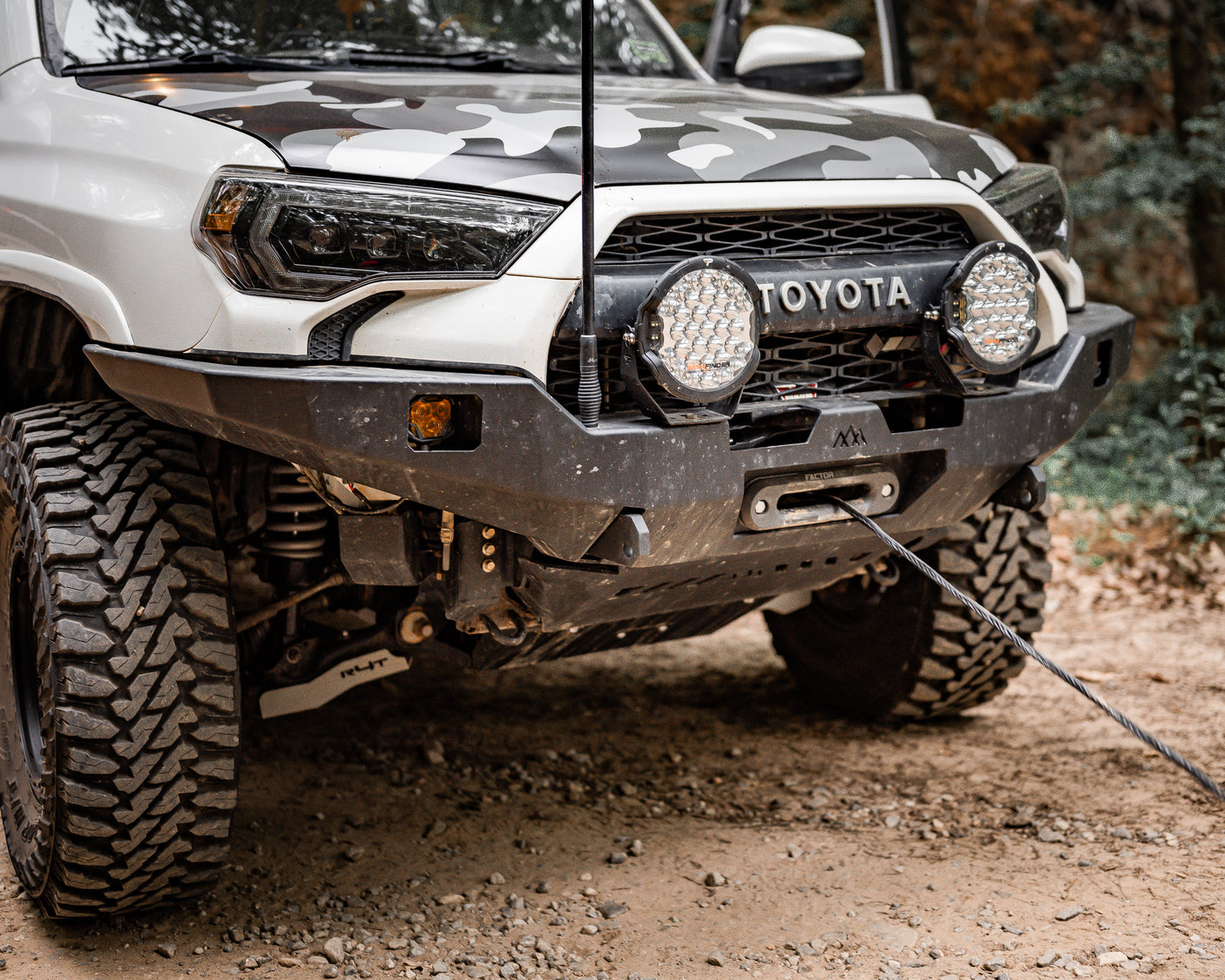 Backwoods Adventure Mods Toyota 4Runner 5th Gen (2014-2022) Hi-Lite Overland Front Bumper [No Bull Bar]