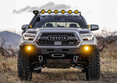 Backwoods Adventure Mods Toyota Tacoma 3rd Gen (2016+) Hi-Lite Overland Front Bumper [No Bull Bar]