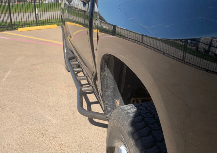 CALI RAISED LED 2014-2021 TOYOTA TUNDRA STEP EDITION ROCK SLIDERS