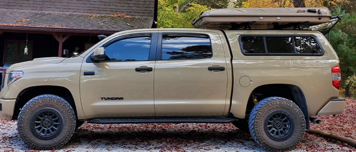 CALI RAISED LED 2014-2021 TOYOTA TUNDRA STEP EDITION ROCK SLIDERS
