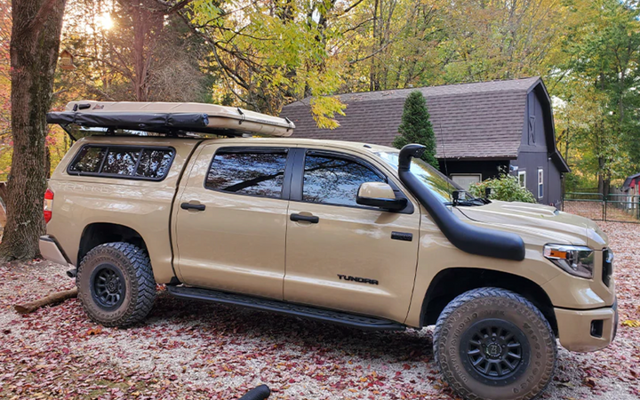 CALI RAISED LED 2014-2021 TOYOTA TUNDRA STEP EDITION ROCK SLIDERS