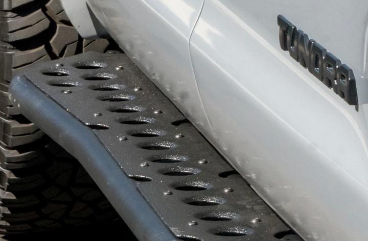 CALI RAISED LED 2014-2021 TOYOTA TUNDRA STEP EDITION ROCK SLIDERS