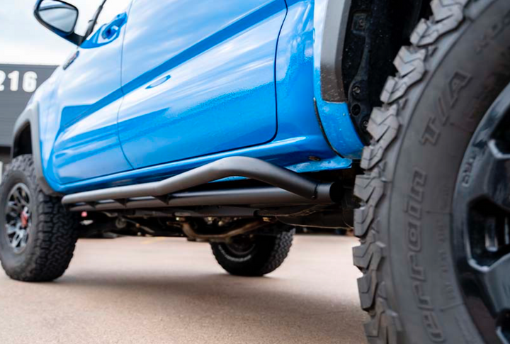 CALI RAISED LED 2005-2022 TOYOTA TACOMA TRAIL EDITION ROCK SLIDERS
