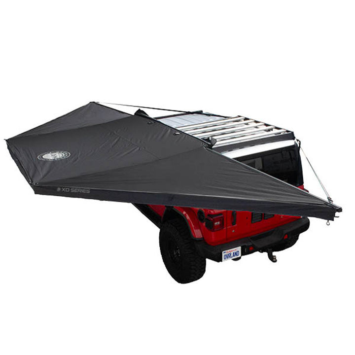 Overland Vehicle Systems XD Nomadic 180 - Awning, Universal, Black Body, Black Trim W/Black Travel Bag