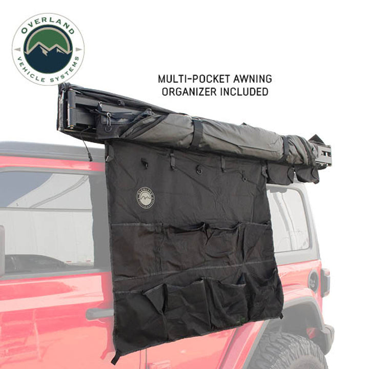 Overland Vehicle Systems XD Nomadic 180 - Awning, Universal, Black Body, Black Trim W/Black Travel Bag