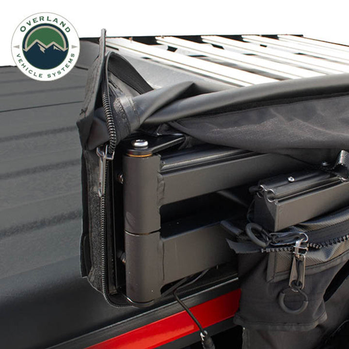 Overland Vehicle Systems XD Nomadic 180 - Awning, Universal, Black Body, Black Trim W/Black Travel Bag