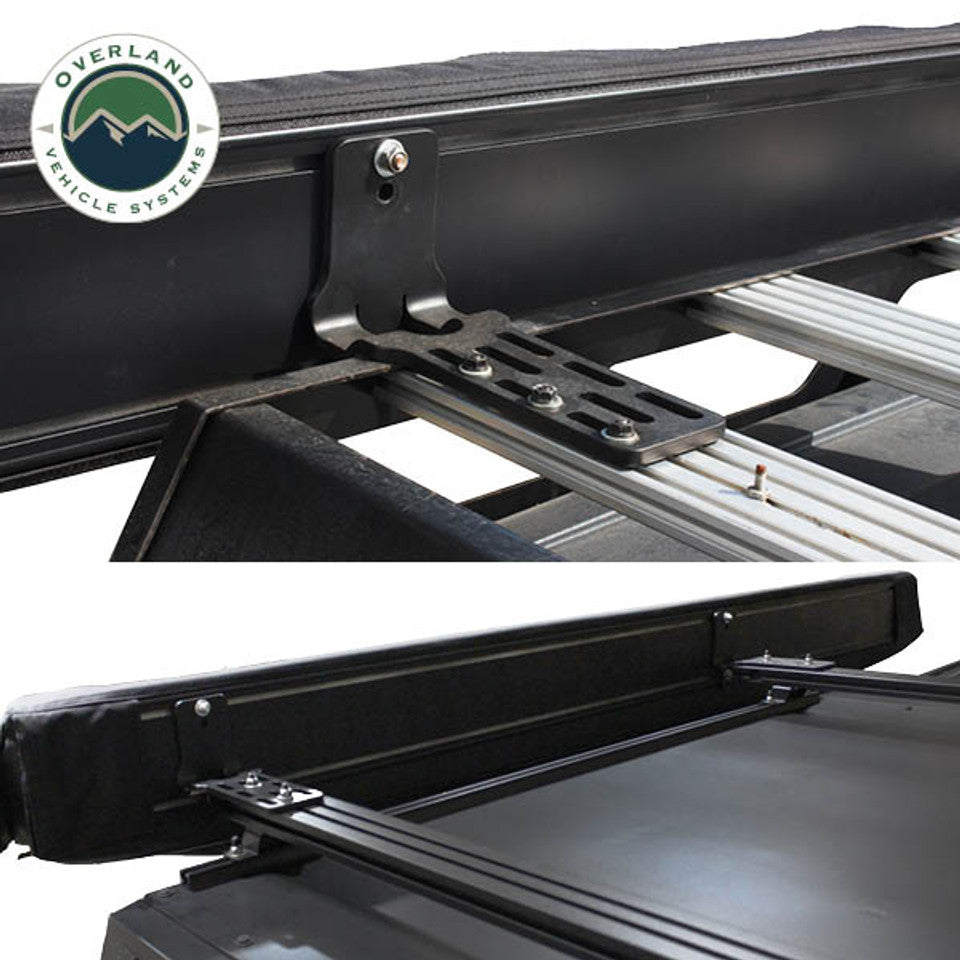 Overland Vehicle Systems XD Nomadic 180 - Awning, Universal, Black Body, Black Trim W/Black Travel Bag