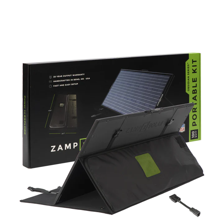 ZAMP SOLAR OBSIDIAN® SERIES 45-Watt Dometic PLB40 Charging Kit