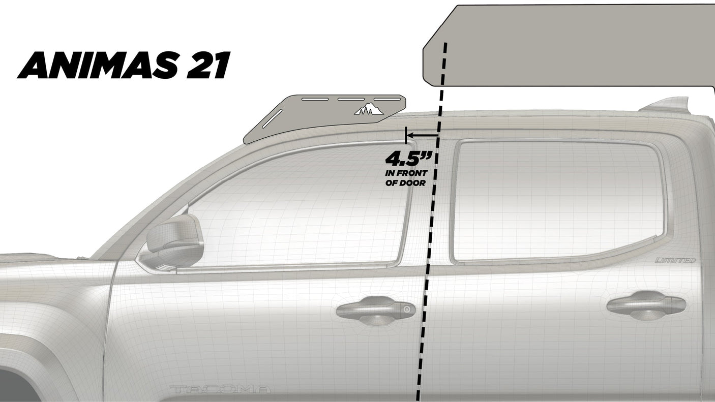 The Animas (2005-2023 Tacoma Camper Roof Rack)