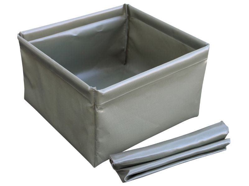 Fold-Up PVC Basin - by Camp Cover