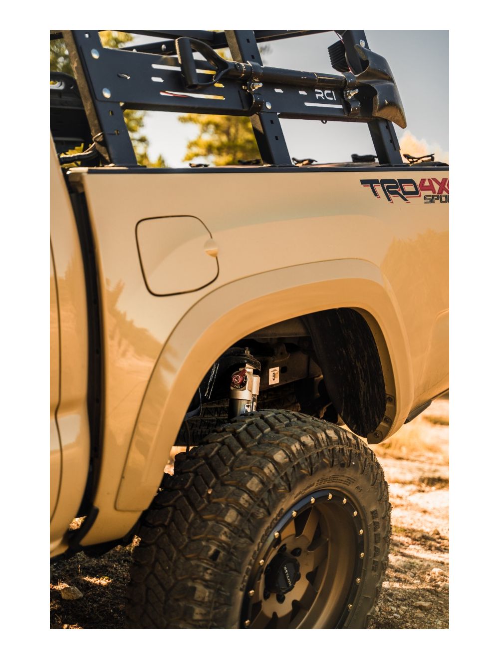 Teraflex 2005-2023 Toyota Tacoma: Falcon 2.25" Sport Tow/Haul Shock & Spacer Lift System