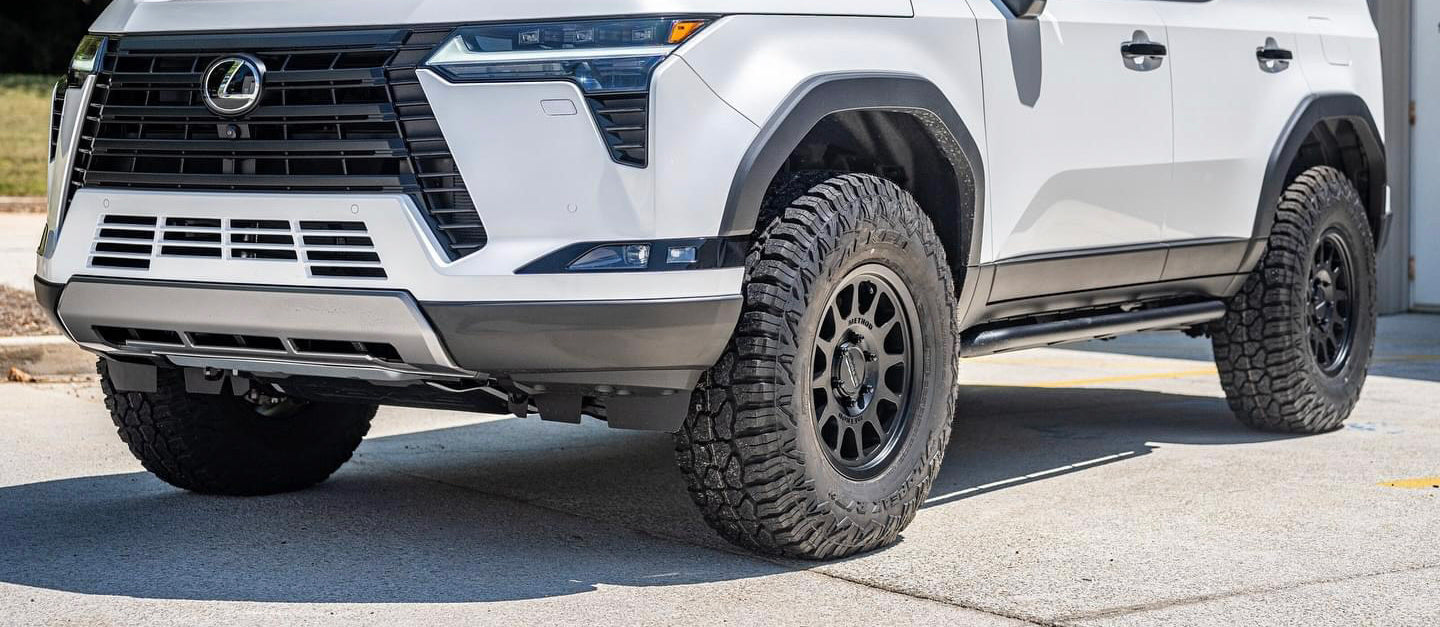 GX550 with off road tires and method wheels