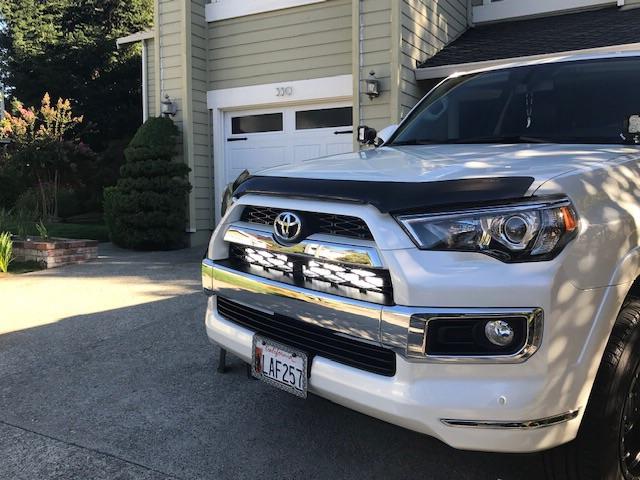 2014-2020 Toyota 4Runner 32" Hidden Grille LED Light Bar Brackets/Combo - Cali Raised LED