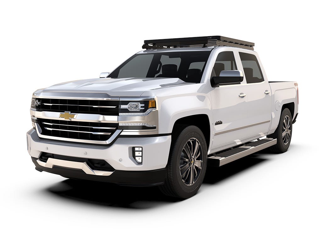 Chevrolet Silverado/GMC Sierra 1500 Crew Cab (2014-2018) Slimline II Roof Rack Kit / Low Profile - by Front Runner