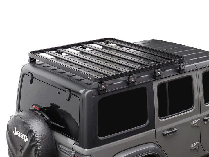 Jeep Wrangler JL 4 Door (2018-Current) Slimline II 1/2 Roof Rack Kit - by Front Runner