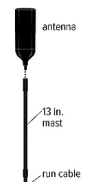 weBoost 13 Inch Replacement Mast for Drive OTR/RV Antenna