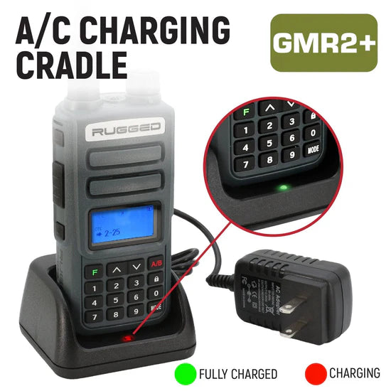 Rugged Radios Rugged GMR2 PLUS - GMRS / FRS Two Way Handheld Radio