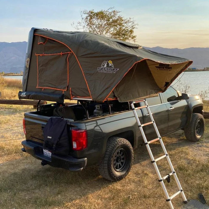 Tuff Stuff Overland Alpha Hardshell Rooftop Tent-2-3 Person-Gray