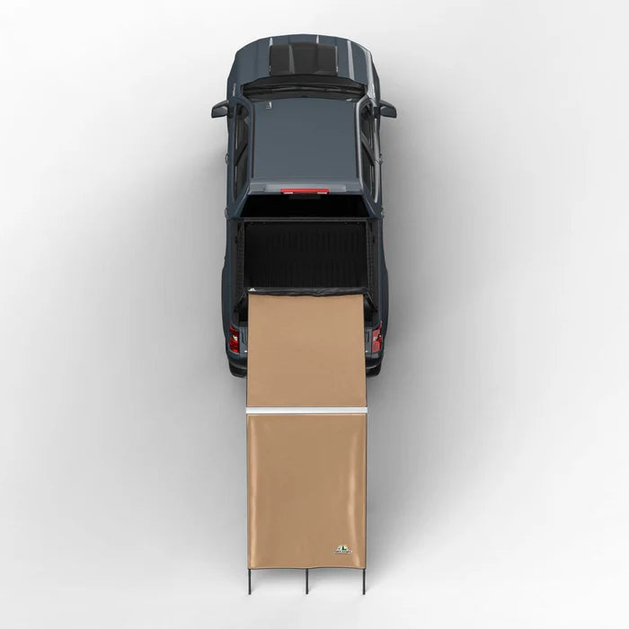 Tuff Stuff Overland Truck or Car Awning Shade Wall-4.5x6 Feet-Tan