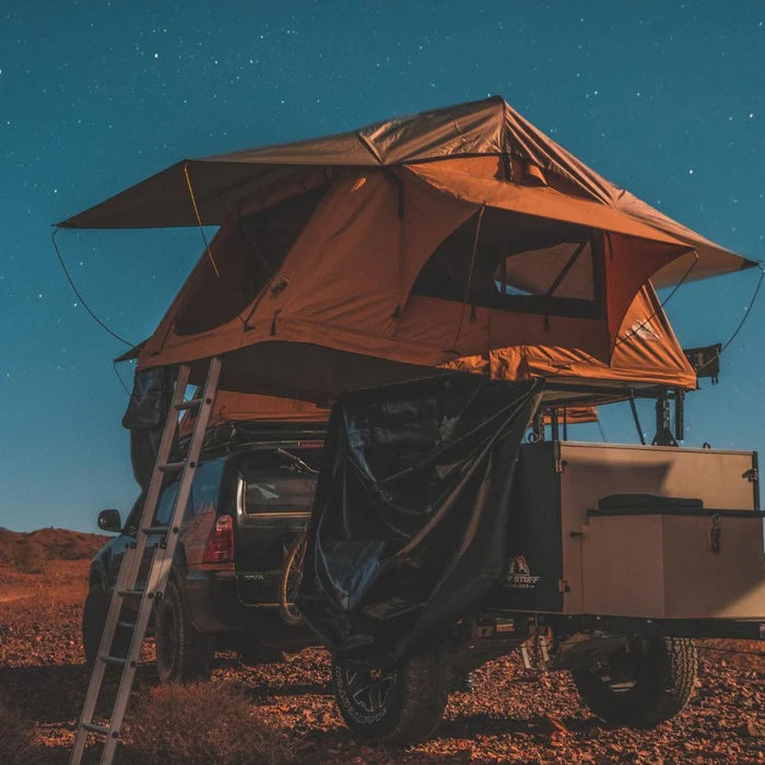 Tuff Stuff Overland Delta Rooftop Tent-2 Person-Tan