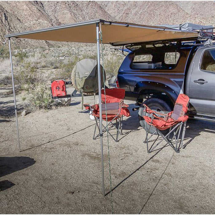 Tuff Stuff Overland Truck or Car Awning-4.5x6 Feet-Tan