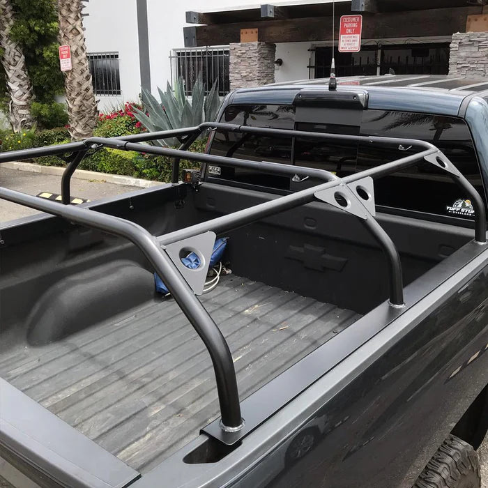Tuff Stuff Overland Truck Bed Rack for RTT - Adjustable - 51" Length - Steel/Black