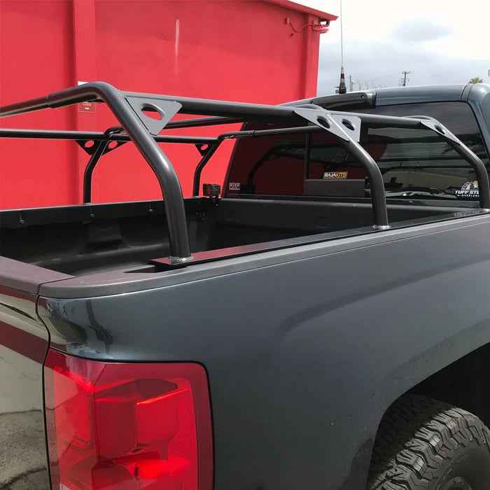 Tuff Stuff Overland Truck Bed Rack for RTT - Adjustable - 51" Length - Steel/Black