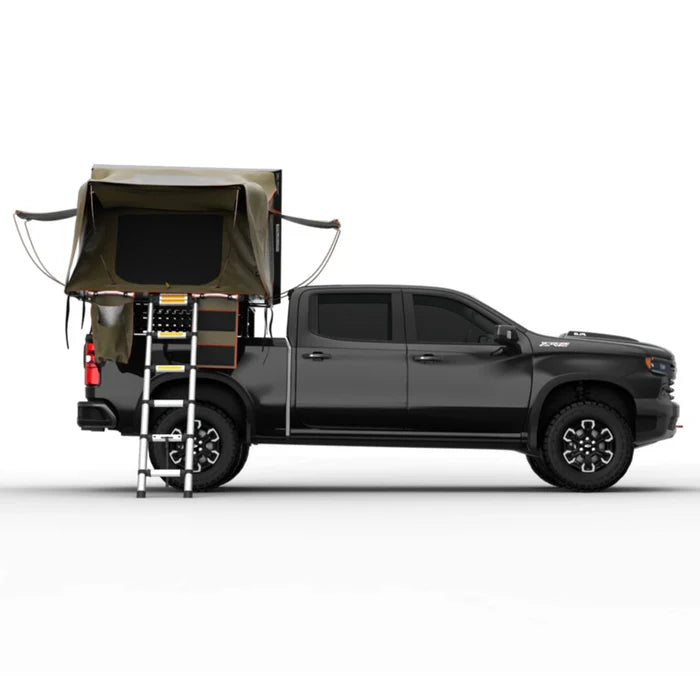 Tuff Stuff Overland Stealth Hardshell Rooftop Tent-3 Person-Black