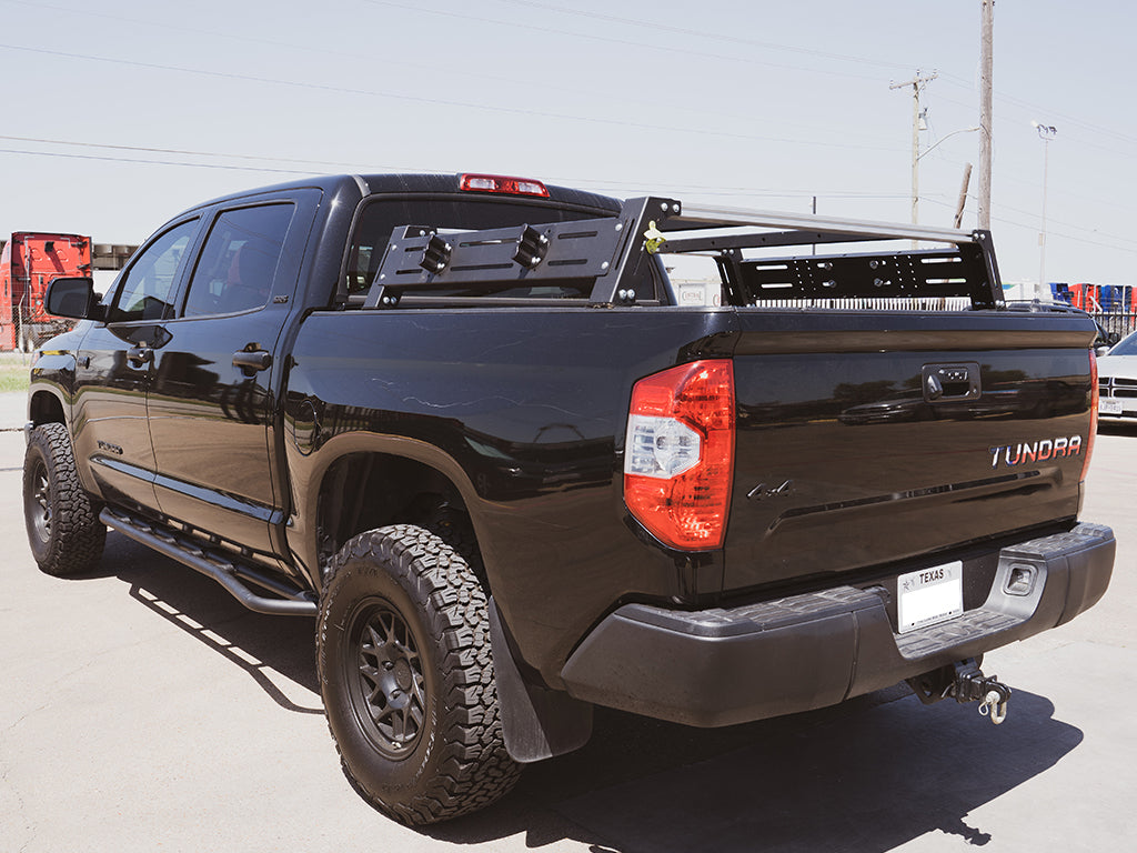 overland bed rack added to tundra