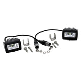 KC Hilites 2" C-Series C2 LED - 2-Light System - Backup - 20W Flood Beam