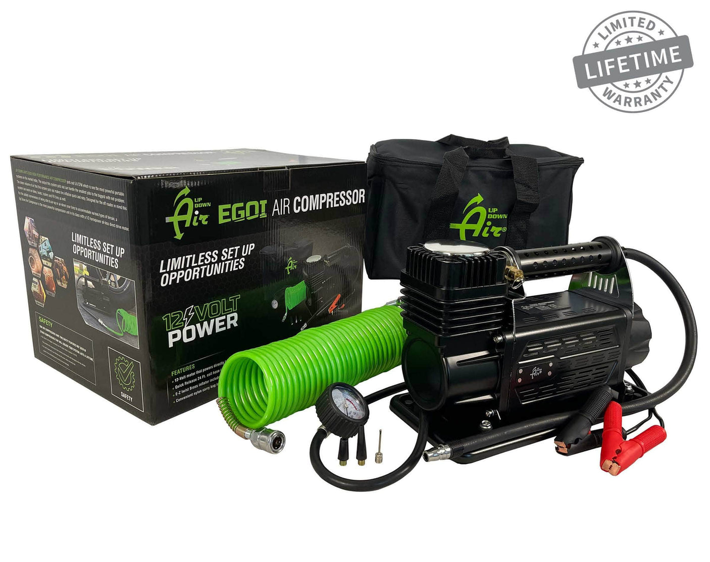 Up Down Air Air Compressor System 5.6 CFM With Storage Bag