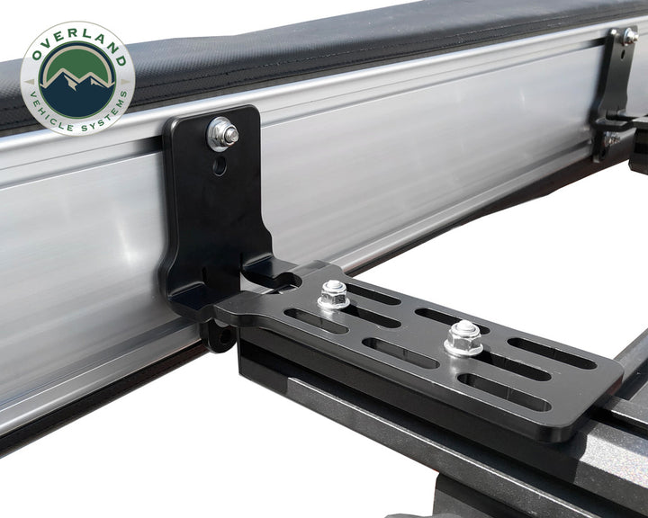 Overland Vehicle Systems HD Nomadic 270 Degree Awning - Driver Side - Dark Gray Awning with Black Cover