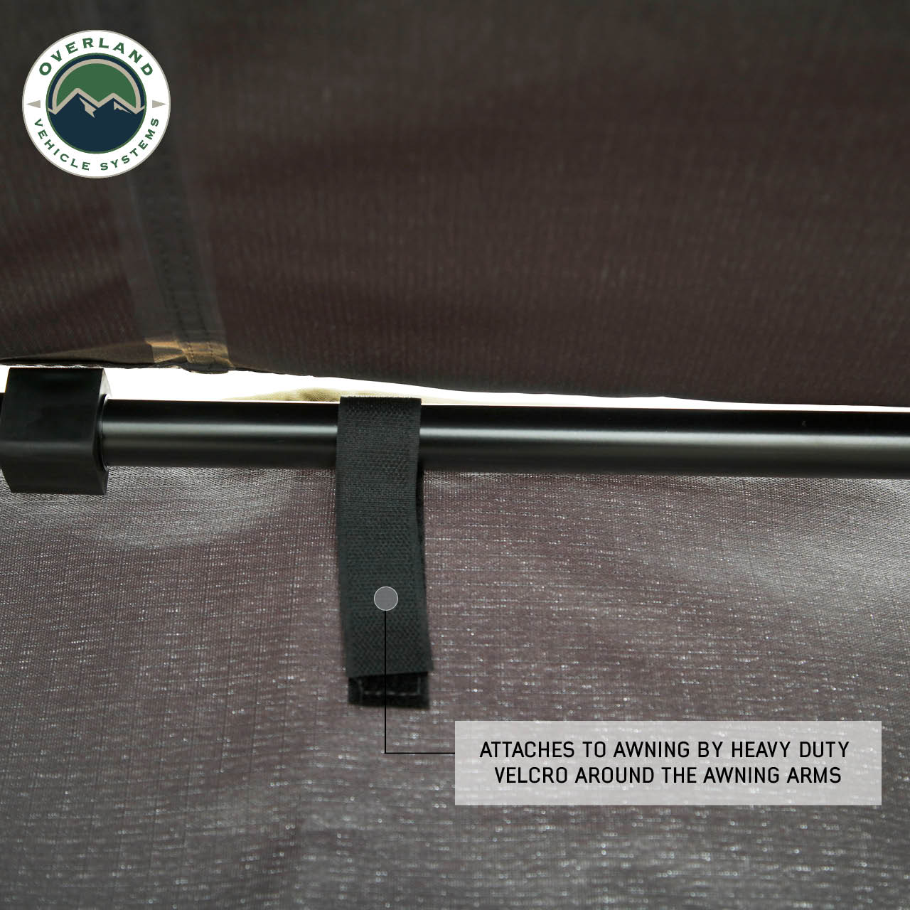 Overland Vehicle Systems Nomadic Awning Side Wall 2.0 - 2.0 x 2.2