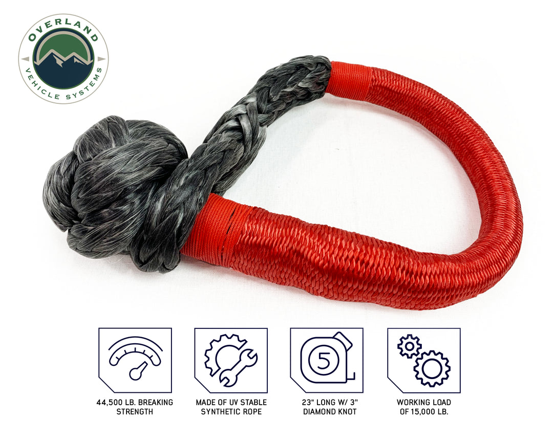Overland Vehicle Systems 23” 5/8” Soft Recovery Shackle