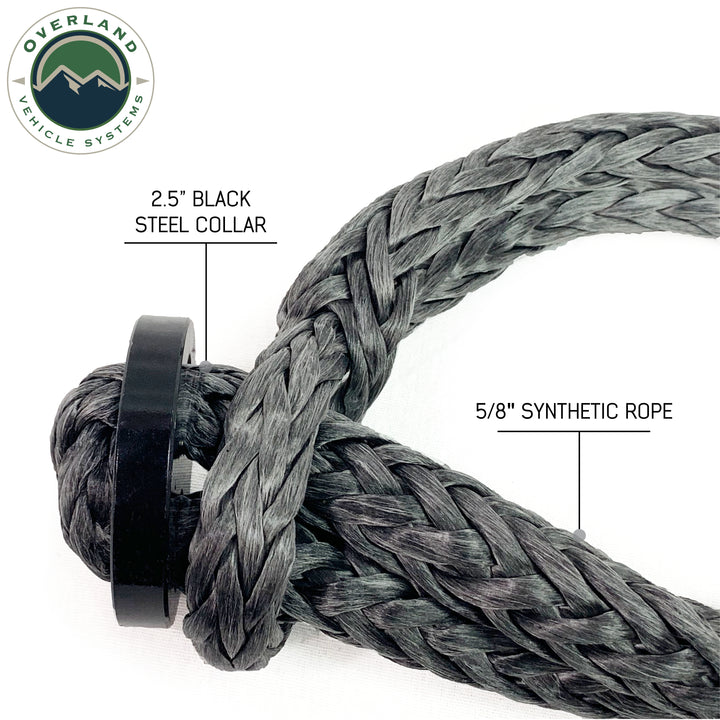 Overland Vehicle Systems 22" 5/8" Soft Recovery Shackle